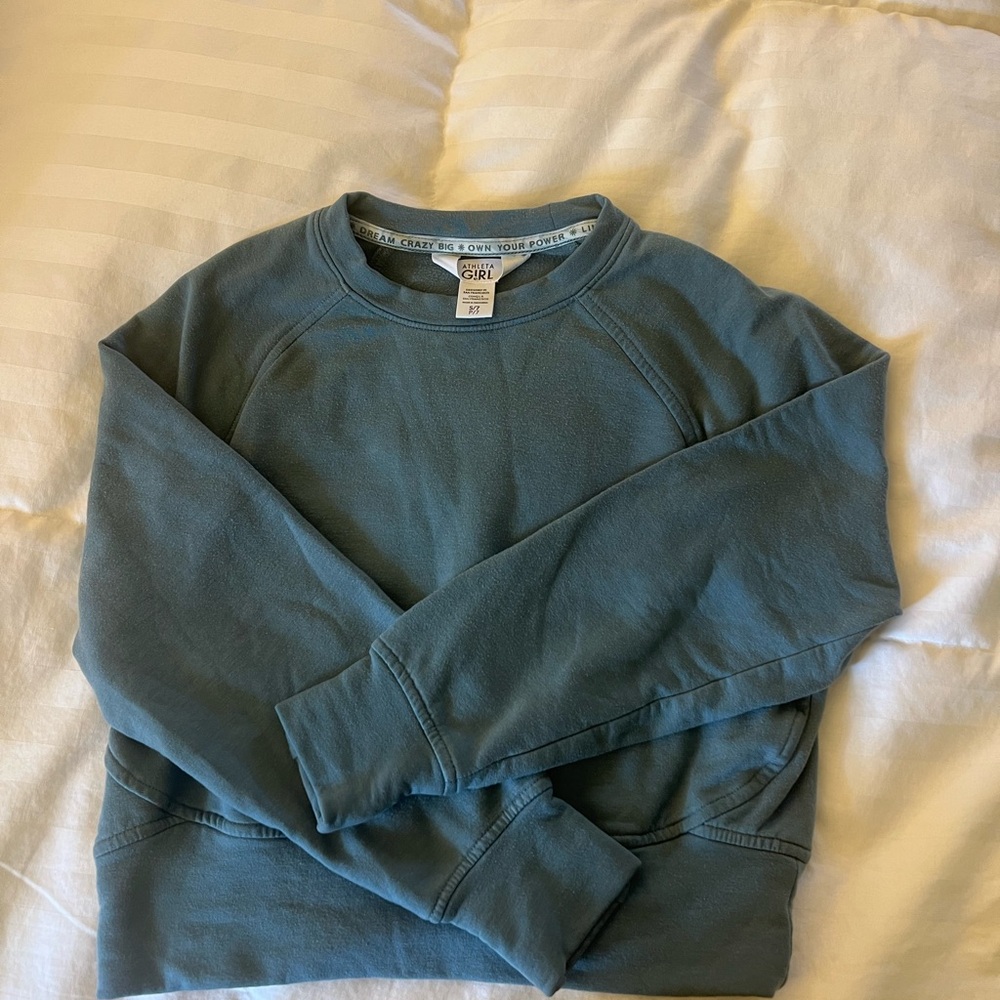 Athleta Girl Teal Crewneck Sweatshirt